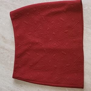 True Blood Red Mini Skirt